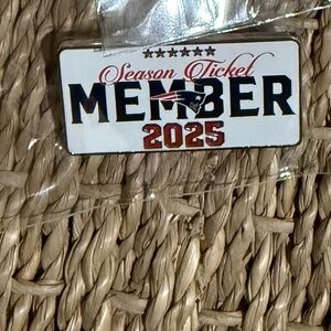 Patriots Season Ticket Member pins 2025